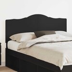 vidaXL Tête de lit Chêne noir 140 cm Bois d'ingénierie