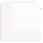 vidaXL Armoire murale Blanc brillant 60x36 5x35 cm Bois d'ingénierie