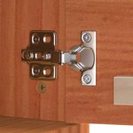 vidaXL Meuble TV Brun cire 80 x 35 x 40 5 cm Pin massif