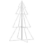 vidaXL Arbre de Noël cône 240 LED d'intérieur/d'extérieur 118x180 cm