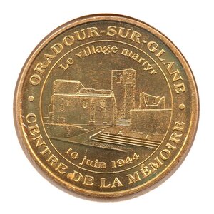 Mini médaille monnaie de paris 2007 - centre de la mémoire
