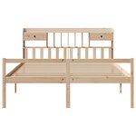 vidaXL Lit bibliothèque sans matelas 180x200 cm bois massif de pin