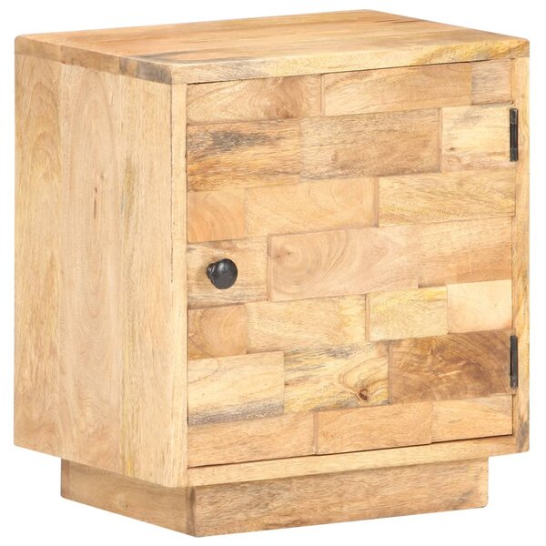vidaXL Table de chevet 40x30x45 cm Bois de manguier solide