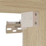 vidaXL Ensemble de meubles de salle de bain 3 Pièces chêne sonoma