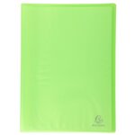 Protège-documents En Polypropylène Semi Rigide Chromaline 60 Vues - A4 - Vert - X 12 - Exacompta