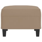 vidaXL Repose-pied Cappuccino 70x55x41 cm Similicuir