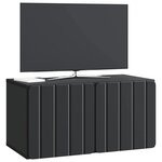 vidaXL Meuble TV mural 59 5 x 31 x 30 cm Noir Bois d'ingénierie