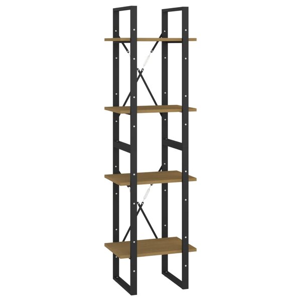 vidaXL Bibliothèque à 4 niveaux 40x30x140 cm bois de pin massif