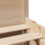 vidaXL Cadre de lit sans matelas 150x200 cm bois de pin massif