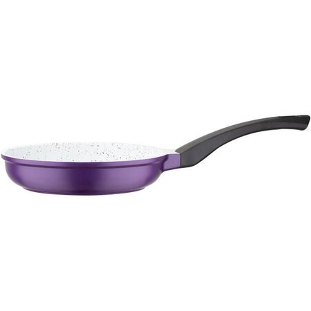 GSW - 990479 - Poele - Violet Rose Pierre - Revetement ILAG Ceramic Fonte - Aluminium - 28cm - Induction