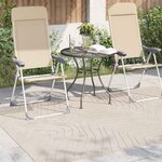 vidaXL Tapis d'intérieur et d'extérieur PALMERAS Beige 120 x 170 cm