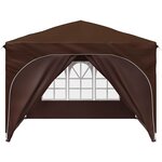 vidaXL Tente de fête pop-up 290 x 290 x 245 cm Marron