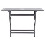 vidaXL Table de jardin pliable 120x70x75 cm Bois d'acacia massif