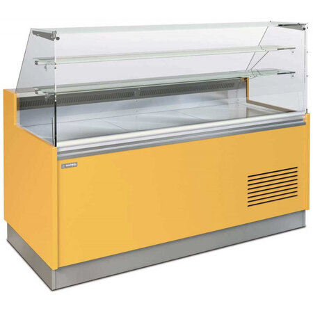 Vitrine réfrigérée vitre droite bellini lux - sans réserve - l 1300 à 2100 mm -  - 1700 mm