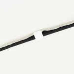 vidaXL Parasol de jardin Blanc et Noir 295 x 295 x 245 cm