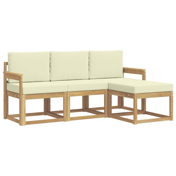 vidaXL Ensemble de canapés d'extérieur 4 pc