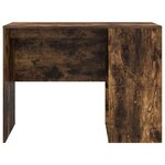 vidaXL Bureau Chêne fumé 102 x 50 x 75 cm Bois d'ingénierie