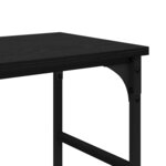 vidaXL Table console Chêne noir 150 x 29 x 76 5 cm Bois d'ingénierie