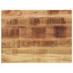 vidaXL Dessus de table rectangulaire bois massif de manguier brut