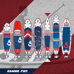 Paddle gonflable race 12'6 - 384 x 71 x 15 cm - stand up paddle avec pagaie  leash  pompe  anneaux de kayak et sac de transport