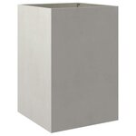 vidaXL Jardinière argenté 52x48x75 cm acier inoxydable