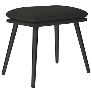 vidaXL Repose-pied Noir 45x29 5x35 cm Tissu