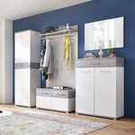 Germania Garde-robe GW-Topix Blanc et gris béton