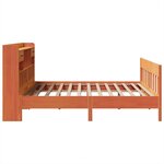 vidaXL Cadre de lit sans matelas cire marron 180x200cm bois pin massif