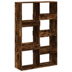 vidaXL Bibliothèque chêne fumé 100x33x155 5 cm bois d'ingénierie