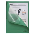 Paquet de 100 chemises à fenetre Forever - 22x31cm - Vert vif EXACOMPTA