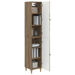 vidaXL Ensemble de Meubles 2 Pièces Chêne artisanal Bois d'ingénierie