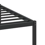 vidaXL Cadre de lit sans matelas chêne fumé 183x213 cm bois ingénierie