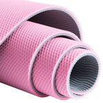 Pure2Improve Tapis de yoga 173x58x0 6 cm Rose et gris
