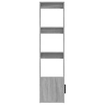 vidaXL Buffet Sonoma gris 80x30x119 5 cm Bois d'ingénierie