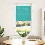 vidaXL Store plissé vert pétrole 60x100 cm largeur du tissu 59 4 cm