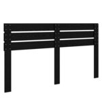 vidaXL Tête de lit Chêne noir 200 cm Bois d'ingénierie