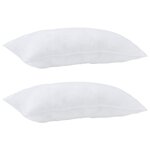 vidaXL Oreiller Blanc Polyester