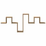 vidaXL Étagère Murale avec étagère chêne artisanal 104.5 x 10 x 43 cm