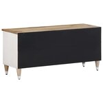 vidaXL Meuble TV 100x33 5x46 cm bois massif de manguier