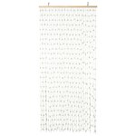 H&S Collection Rideau de porte 90x200 cm bambou multicolore