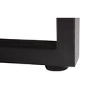 Table restaurant en acier & acacia - bolero -  -  1800x900x740mm