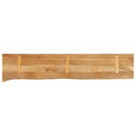 vidaXL Dessus de table à bord vivant 160x20x3 8cm bois massif manguier