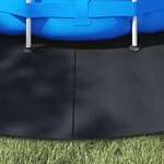 vidaXL Tapis de piscine Noir Ø 500 cm Géotextile en polyester