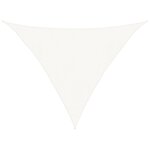 vidaXL Voile d'ombrage 160 g/m² Blanc 4x4x5 8 m PEHD