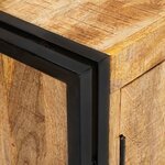 vidaXL Buffet Marron 80 x 33 x 70 cm bois de manguier massif
