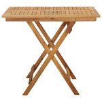 vidaXL Mobilier à dîner de jardin pliable 5 Pièces Bois d'acacia solide