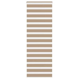 vidaXL Store zèbre marron sable largeur du tissu 75 9 cm polyester
