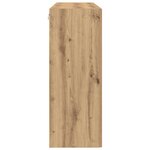 vidaXL Armoires murales 2 Pièces Chêne artisanal 69 5x34x90 cm Bois d'ingénierie
