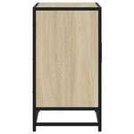vidaXL Armoire lavabo de salle de bain chêne sonoma bois d'ingénierie