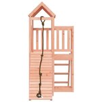 vidaXL Maisonnette de jeu avec mur d'escalade bois massif Douglas